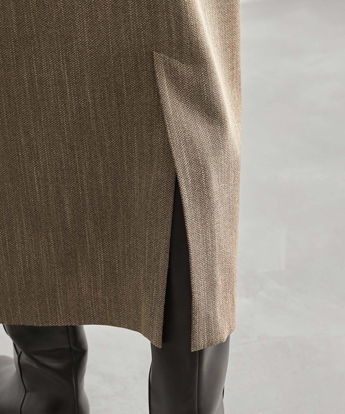 ROPE'（ロペ）の「【着丈が選べる】ツイード調ジャンパースカート（ジャンパースカート・レディース・ブラウン系その他/ネイビー・38/T38）」の6枚目の写真