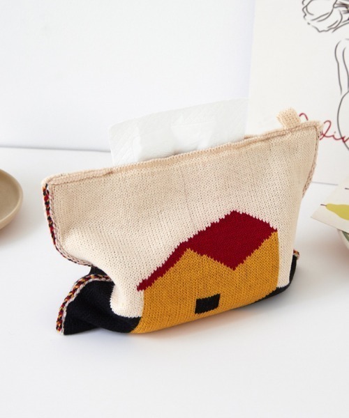 ティッシュカバー&ドイリー　バンドメイド ドイリー&ティッシュカバー バンドメイド - メルカリ