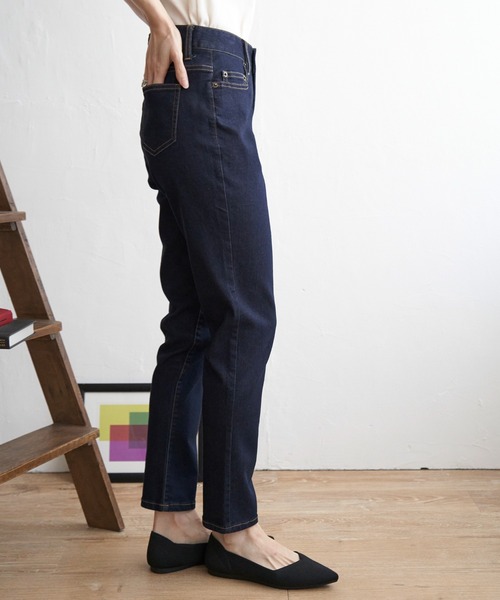 ikka（イッカ）の「ストレッチスキニーパンツ（その他パンツ・レディース・ダークネイビー/ダークグリーン/ブラック/ベージュ/オレンジ系その他・S/M/L）」の17枚目の写真