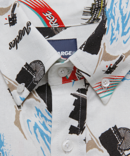 XLARGE（エクストララージ）の「S/S ALOHA PRINT SHIRT（シャツ/ブラウス・メンズ・ホワイト/ブラック・SMALL/MEDIUM/X-LARGE/LARGE）」の5枚目の写真