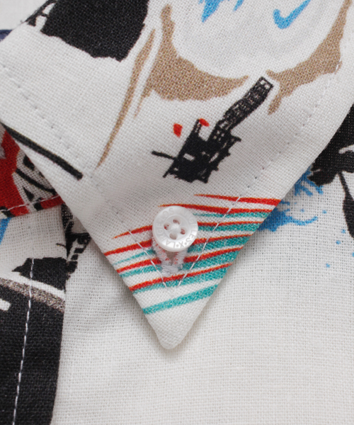 XLARGE（エクストララージ）の「S/S ALOHA PRINT SHIRT（シャツ/ブラウス・メンズ・ホワイト/ブラック・SMALL/MEDIUM/X-LARGE/LARGE）」の6枚目の写真