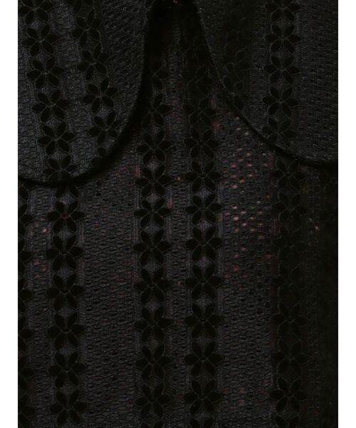 merry jenny（メリージェニー）の「big collar ベスト（ベスト・レディース・ブラック/オフホワイト・FREE）」の6枚目の写真