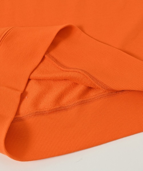 NCAA（エヌシーエーエー）の「【NCAA】別注 袖プリントトレーナー（80～120cm）（スウェット・キッズ・オレンジ/杢グレー・80/90/100/110/120）」の7枚目の写真