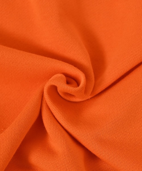 NCAA（エヌシーエーエー）の「【NCAA】別注 袖プリントトレーナー（80～120cm）（スウェット・キッズ・オレンジ/杢グレー・80/90/100/110/120）」の8枚目の写真