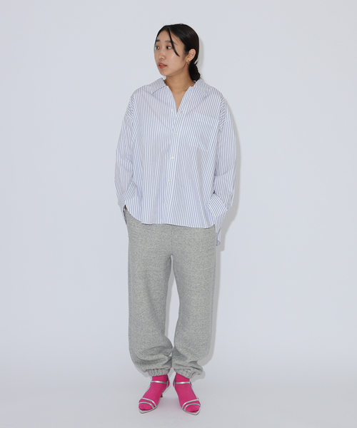 Bonum（ボナム）の「スーピマコットンテントシャツ（シャツ/ブラウス・レディース・ブラック/ブルー系その他・FREE）」の17枚目の写真