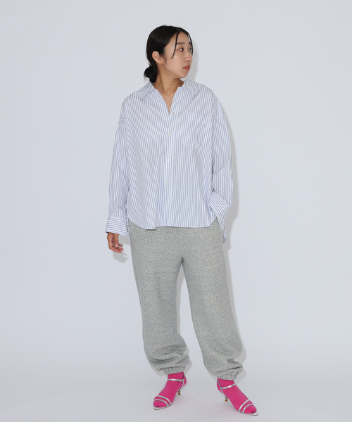 Bonum（ボナム）の「スーピマコットンテントシャツ（シャツ/ブラウス・レディース・ブラック/ブルー系その他・FREE）」の19枚目の写真