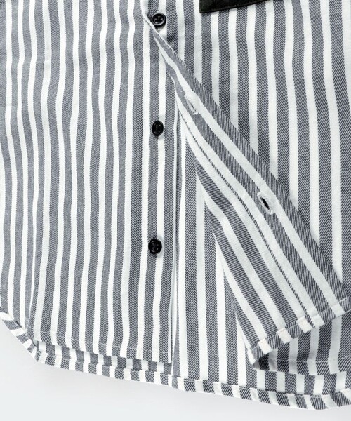 BRANSHES(ブランシェス)の「HOBOシャツパーカー(パーカー・キッズ・アイボリー/ブラック・150/90/120/100/140/110/130)」の20枚目の写真