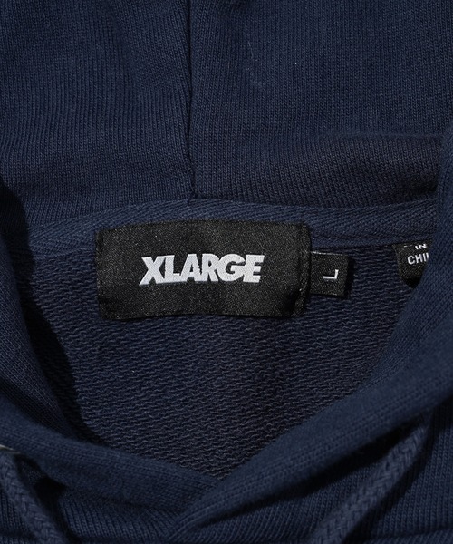 XLARGE（エクストララージ）の「【販売終了】CHENILLE STANDARD LOGO HOODED SWEATSHIRT（パーカー・メンズ・バーガンディー/グリーン/アッシュ/ブラック/ネイビー・M/S/XL/L）」の8枚目の写真