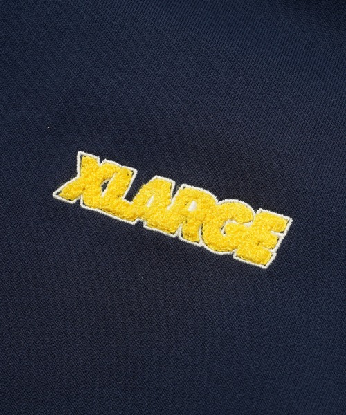 XLARGE（エクストララージ）の「【販売終了】CHENILLE STANDARD LOGO HOODED SWEATSHIRT（パーカー・メンズ・バーガンディー/グリーン/アッシュ/ブラック/ネイビー・M/S/XL/L）」の9枚目の写真