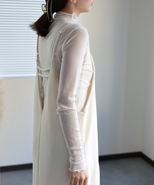 sakishimatokyo（サキシマトーキョー）の「バッグデザインキャミワンピース（ワンピース・レディース・チャコール/アイボリー/ブラック/パープル系その他・FREE）」の21枚目の写真