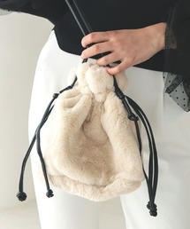 DONOBAN | 巾着2WAYファーショルダー(ショルダーバッグ)