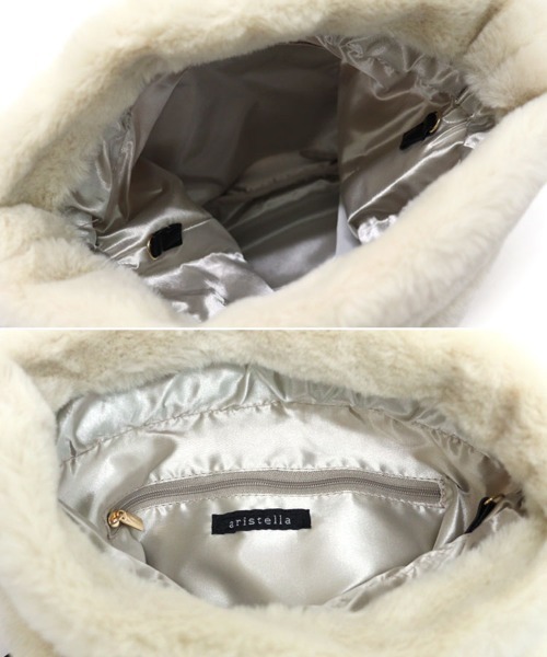 DONOBAN（ドノバン）の「巾着2WAYファーショルダー（ショルダーバッグ・レディース・レオパード/モカ/アイボリー・F）」の13枚目の写真