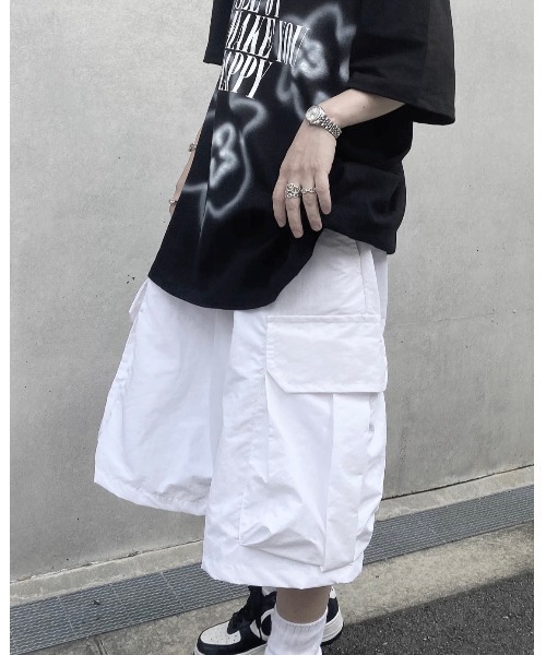 YACA（ヤーカ）の「nylon cargo half pt/ナイロンカーゴハーフパンツ