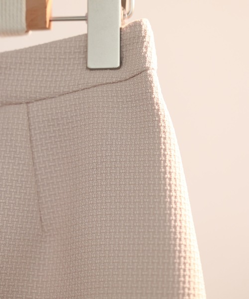 SAISON DE PAPILLON（セゾンドパピヨン）の「裾ファーハイウエストミニスカート（スカート・レディース・ピンクベージュ/ブラック/パープル・S/M/L）」の18枚目の写真