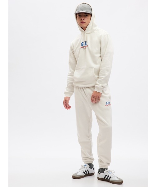 GAP（ギャップ）の「GAPアーチロゴ ジョガーパンツ(ユニセックス)（スウェットパンツ・メンズ・レッド/ホワイト系その他/ネイビー/ブラック・XS/L/M/XL/S）」の9枚目の写真