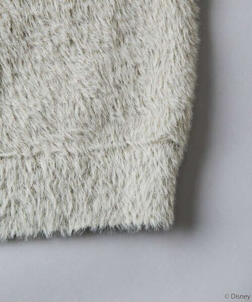 FREAK'S STORE（フリークスストア）の「限定展開 DISNEY/ディズニー ミッキーマウス 別注 ビッグシルエット フェザーヤーン クルーネックニット/セーター（ニット/セーター・メンズ・ブラック/ブラウン/ベージュ・LARGE/MEDIUM/SMALL）」の8枚目の写真