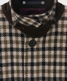 現行 PS Paul Smith ガンクラブチェック ステンカラーコート ベージ PS Paul Smith（ピーエスポールスミス）の「ガンクラブチェック