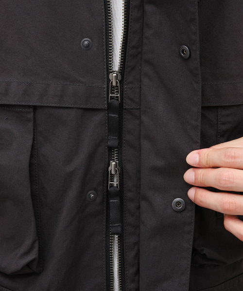 JOURNAL STANDARD J.S HOMESTEAD（ジャーナルスタンダードホームステッド）の「【J.S.Homestead】SULFUR 60/40 MACKINAW JKT（カバーオール・メンズ・ブラック/アイボリー・MEDIUM/LARGE）」の9枚目の写真
