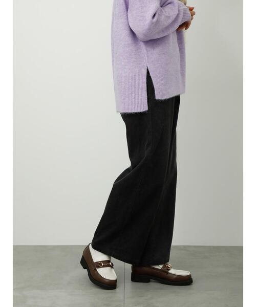 Lugnoncure（ルノンキュール）の「コーデュロイパンツ（その他パンツ・レディース・ピンク/チャコールグレー/ベージュ/ブルー・M/L）」の2枚目の写真