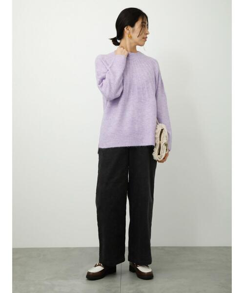 Lugnoncure（ルノンキュール）の「コーデュロイパンツ（その他パンツ・レディース・ピンク/チャコールグレー/ベージュ/ブルー・M/L）」の8枚目の写真