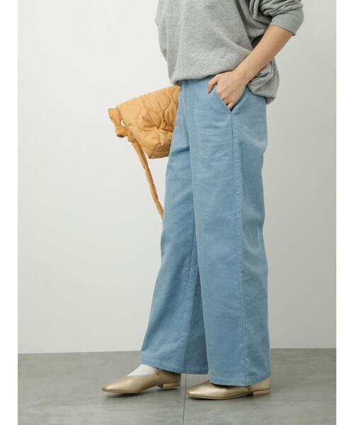 Lugnoncure（ルノンキュール）の「コーデュロイパンツ（その他パンツ・レディース・ピンク/チャコールグレー/ベージュ/ブルー・M/L）」の20枚目の写真