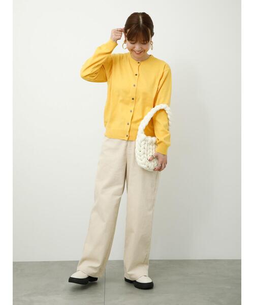 Lugnoncure（ルノンキュール）の「コーデュロイパンツ（その他パンツ・レディース・ピンク/チャコールグレー/ベージュ/ブルー・M/L）」の21枚目の写真