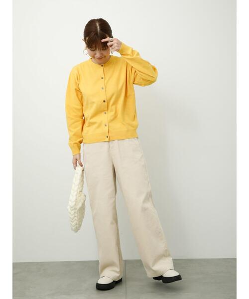 Lugnoncure（ルノンキュール）の「コーデュロイパンツ（その他パンツ・レディース・ピンク/チャコールグレー/ベージュ/ブルー・M/L）」の22枚目の写真