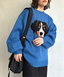 DOGジャガードBIGニット