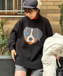 DOGジャガードBIGニット