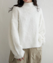 ニット セーター モヘアライクハイネックプルオーバー レディース セール】WEGO/モヘアライクニットプルオーバー（ニット/セーター