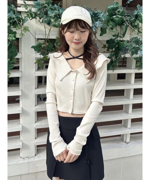 EATME（イートミー）の「BACKダブルリボンキャップ（キャップ・レディース・ブラック/アイボリー・FREE）」の10枚目の写真