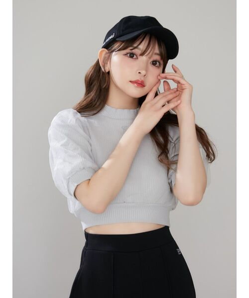 EATME（イートミー）の「BACKダブルリボンキャップ（キャップ・レディース・ブラック/アイボリー・FREE）」の18枚目の写真