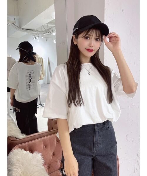 EATME（イートミー）の「BACKダブルリボンキャップ（キャップ・レディース・ブラック/アイボリー・FREE）」の21枚目の写真