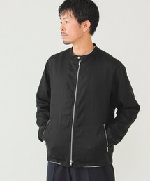 BEAMS（ビームス）の「BEAMS / リネン シングルライダース ジャケット