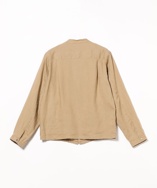 BEAMS(ビームス)の「BEAMS / リネン シングルライダース ジャケット(ライダースジャケット・メンズ・ブラック/ベージュ・S/M/L/XL)」の21枚目の写真