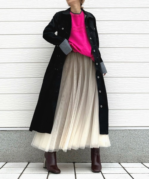 グラデーションチュールスカート（スカート）｜Q（キュー）の