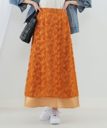 Ray BEAMS | Ray BEAMS / フリンジ レイヤード タイト スカート(スカート)