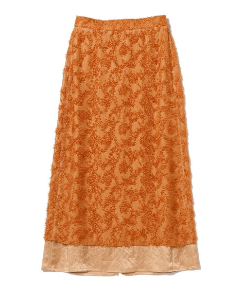 Ray BEAMS（レイビームス）の「Ray BEAMS / フリンジ レイヤード タイト スカート（スカート・レディース・オレンジ/ブラック・0/1）」の19枚目の写真