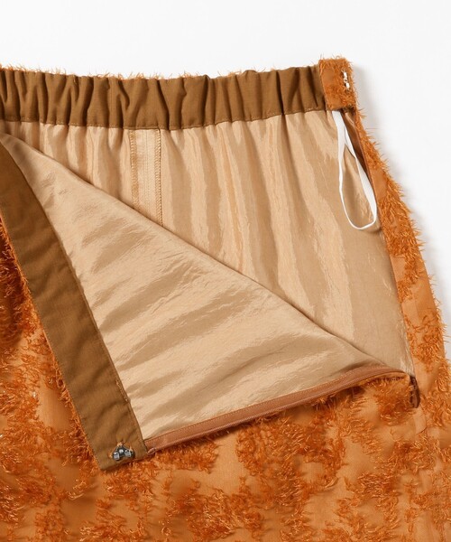 Ray BEAMS（レイビームス）の「Ray BEAMS / フリンジ レイヤード タイト スカート（スカート・レディース・オレンジ/ブラック・0/1）」の20枚目の写真