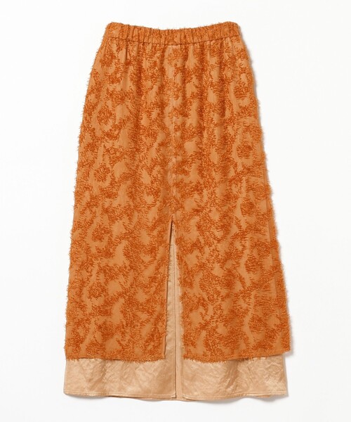 Ray BEAMS（レイビームス）の「Ray BEAMS / フリンジ レイヤード タイト スカート（スカート・レディース・オレンジ/ブラック・0/1）」の21枚目の写真