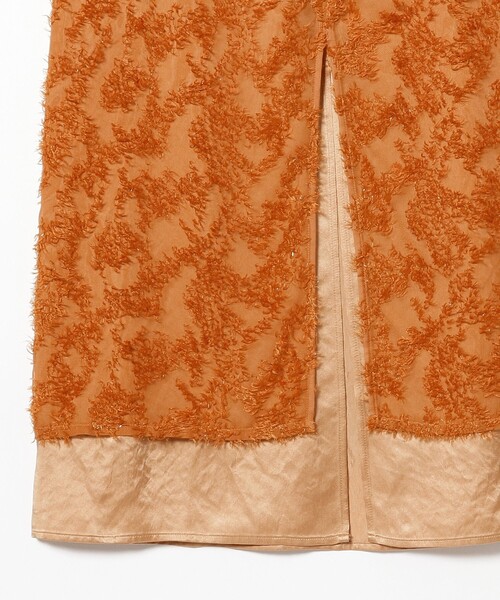 Ray BEAMS（レイビームス）の「Ray BEAMS / フリンジ レイヤード タイト スカート（スカート・レディース・オレンジ/ブラック・0/1）」の22枚目の写真