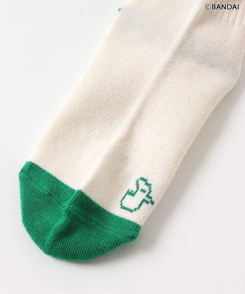algy(アルジー)の「【たまごっち】ラインソックス(ソックス/靴下・キッズ・オフホワイト/ブラック・24/21/15 /27/18)」の9枚目の写真