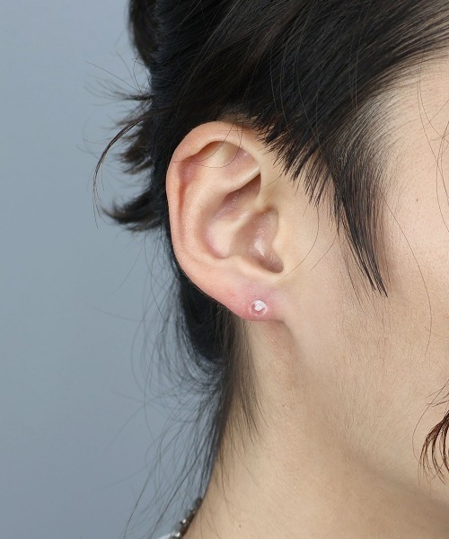 4INT.(フォイント)の「ストレートバーベル ボディピアス 16G / サージカルステンレス316L (金属アレルギー対応)(ピアス(両耳用)・メンズ・シルバー/ブラック/クリア・4/5)」の20枚目の写真