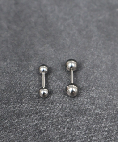 4INT.(フォイント)の「ストレートバーベル ボディピアス 16G / サージカルステンレス316L (金属アレルギー対応)(ピアス(両耳用)・メンズ・シルバー/ブラック/クリア・4/5)」の18枚目の写真