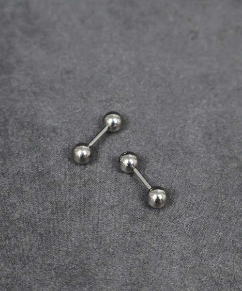4INT.(フォイント)の「ストレートバーベル ボディピアス 16G / サージカルステンレス316L (金属アレルギー対応)(ピアス(両耳用)・メンズ・シルバー/ブラック/クリア・4/5)」の19枚目の写真