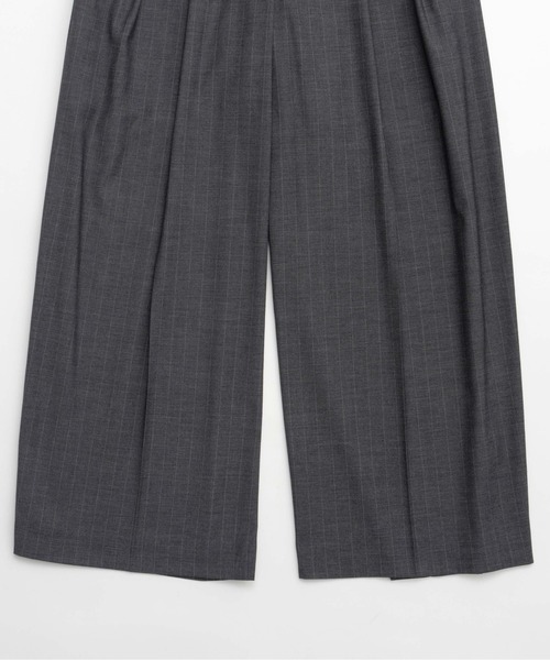 MAISON SPECIAL(メゾンスペシャル)の「2way Tuck Volume Pants/2WAYタックボリュームパンツ【MAISON SPECIAL/メゾンスペシャル】■セットアップ対応■(スラックス・レディース・ライトグレー/グレー/ネイビー・38/36)」の17枚目の写真