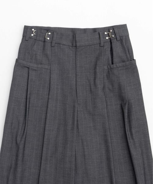 MAISON SPECIAL(メゾンスペシャル)の「2way Tuck Volume Pants/2WAYタックボリュームパンツ【MAISON SPECIAL/メゾンスペシャル】■セットアップ対応■(スラックス・レディース・ライトグレー/グレー/ネイビー・38/36)」の16枚目の写真