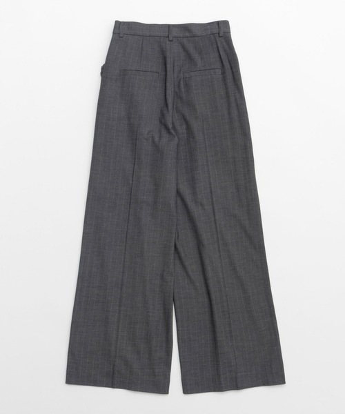 MAISON SPECIAL(メゾンスペシャル)の「2way Tuck Volume Pants/2WAYタックボリュームパンツ【MAISON SPECIAL/メゾンスペシャル】■セットアップ対応■(スラックス・レディース・ライトグレー/グレー/ネイビー・38/36)」の18枚目の写真