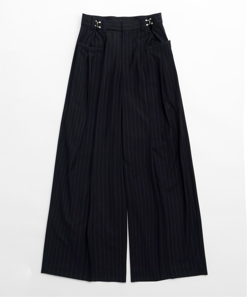 MAISON SPECIAL(メゾンスペシャル)の「2way Tuck Volume Pants/2WAYタックボリュームパンツ【MAISON SPECIAL/メゾンスペシャル】■セットアップ対応■(スラックス・レディース・ライトグレー/グレー/ネイビー・38/36)」の13枚目の写真