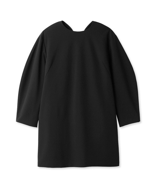 emmi（エミ）の「【emmi atelier】ストレッチミニワンピース（ワンピース・レディース・ブラック/オフホワイト・1/0）」の11枚目の写真